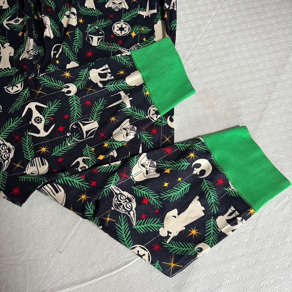 Hanna Andersson Star Wars Christmas Pajama Pants Mens XXL Organic Cotton Jogger - Picture 3 of 7
